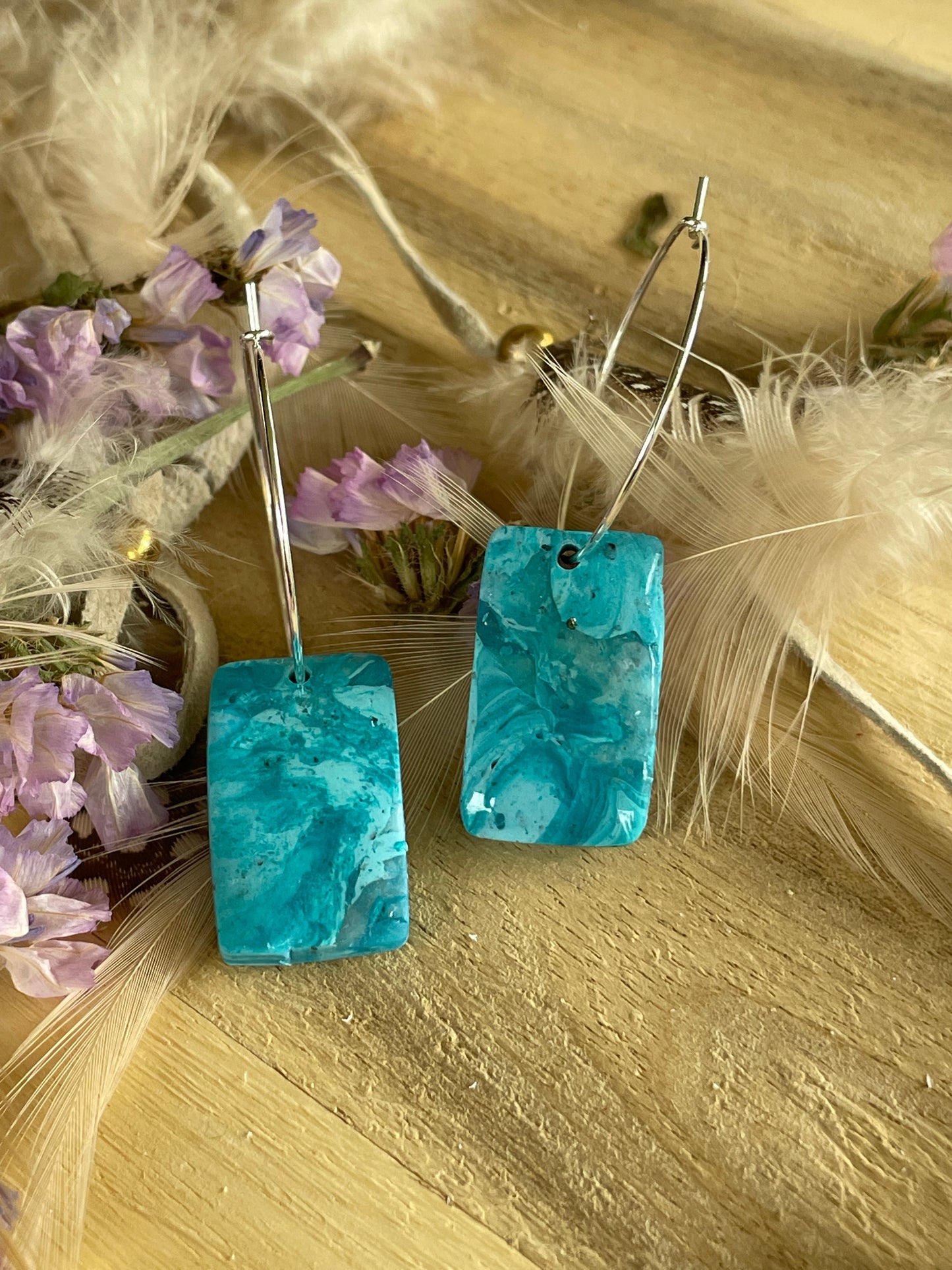 Turquoise Waves -  Hoop