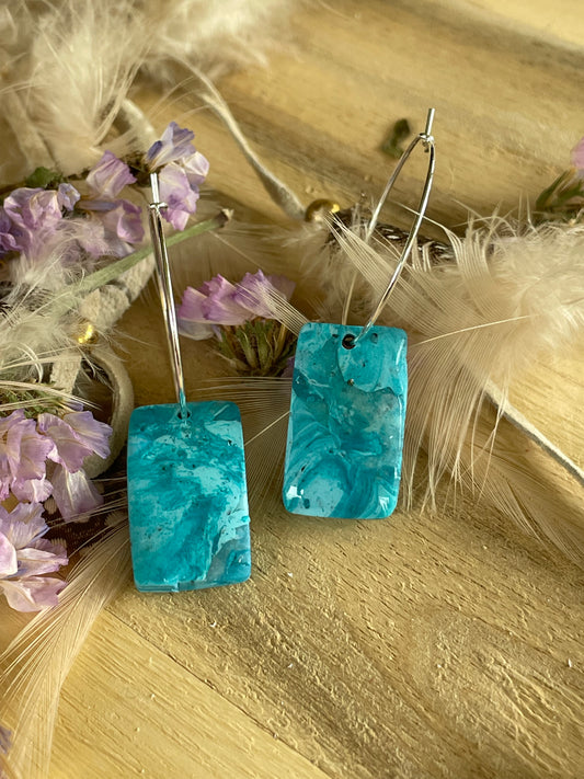 Turquoise Waves -  Hoop