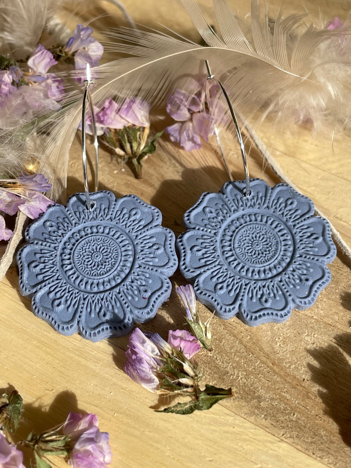 Mandala Hoop Small - Denim