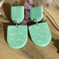 Dandelion Dangles - Textured Top Mint