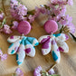 Terrazzo Dangles - Magenta